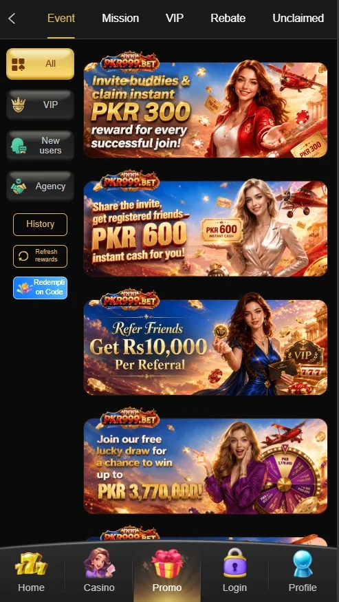 PKR999 Game Promotions